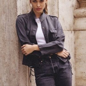 Rails Rowen Cupro jacket-cobalt blue